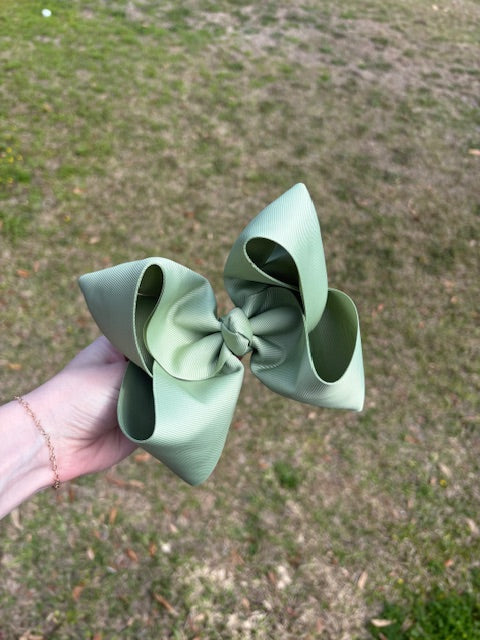 Sage Green Boutique Bow