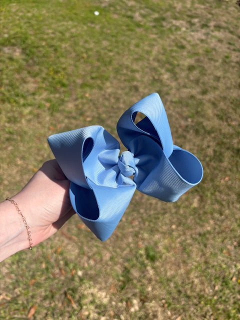 Dusty Blue Boutique Bow